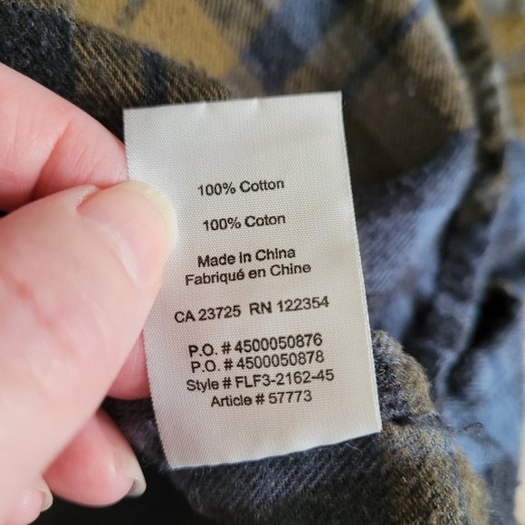 Aritzia Golden by TNA oversized plaid flannel shirt size small - Picture 13 of 13